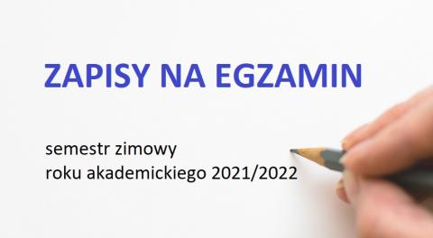 Zapisy na egzamin 2021/2022